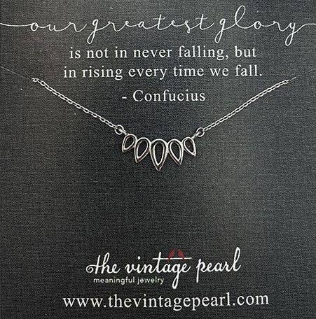 Our Greatest Glory Necklace (sterling silver)