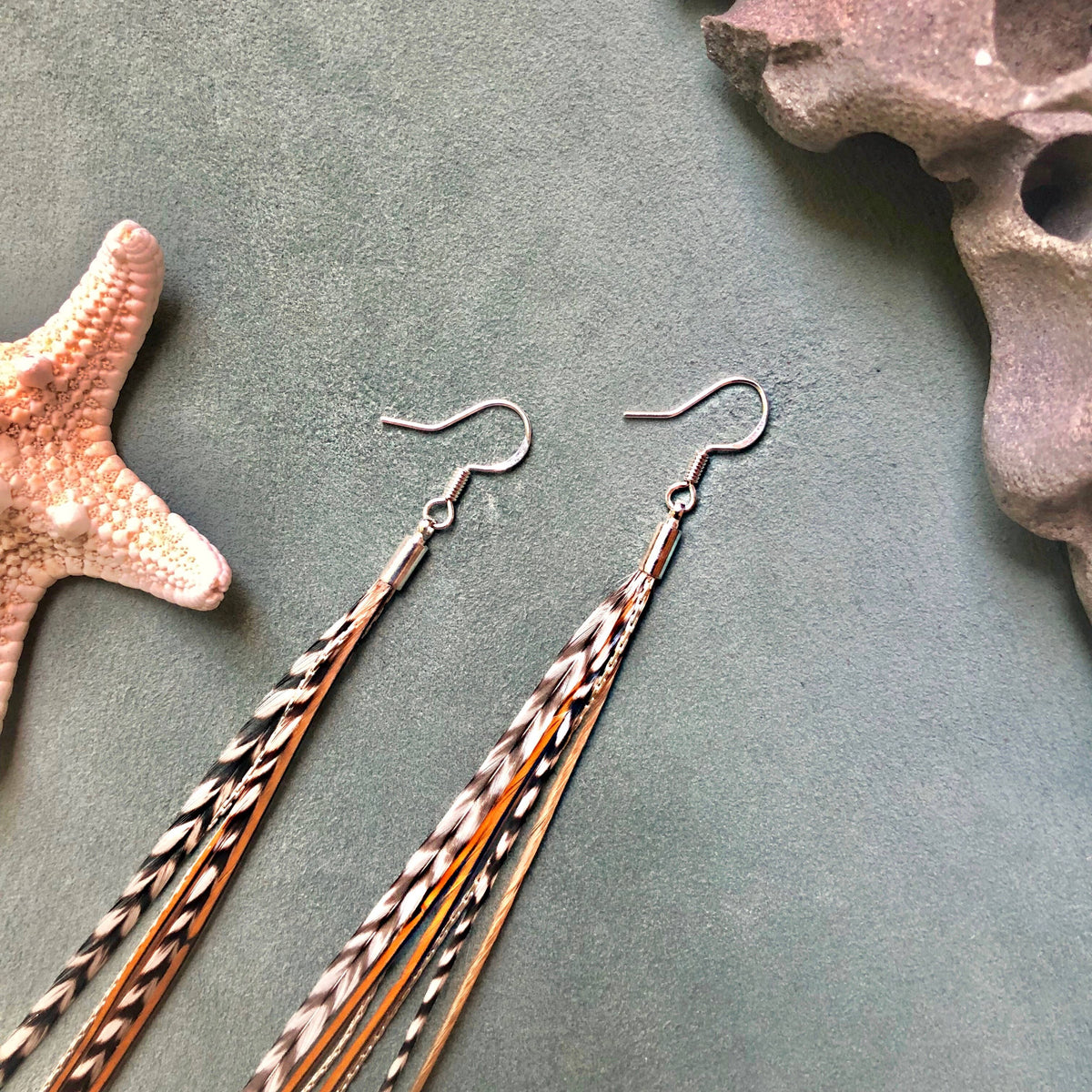 Mini Feather Earrings