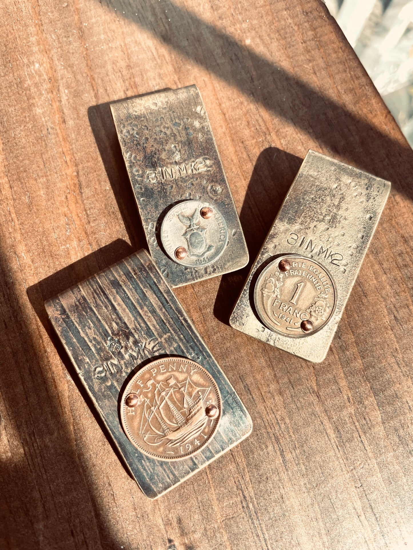 Money Clips- WWII W/ Coin