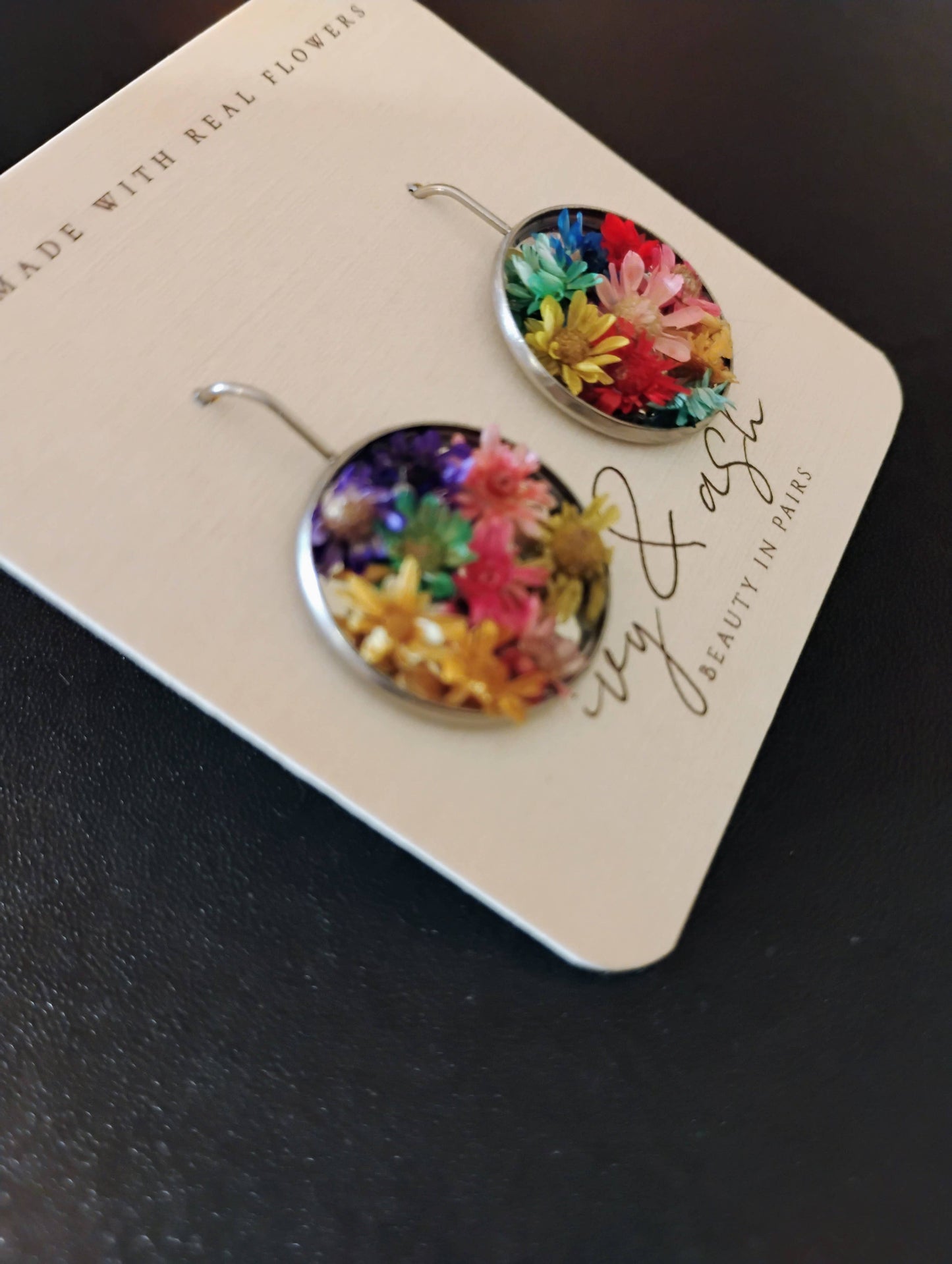 Wildflower Woman Dangle Earring