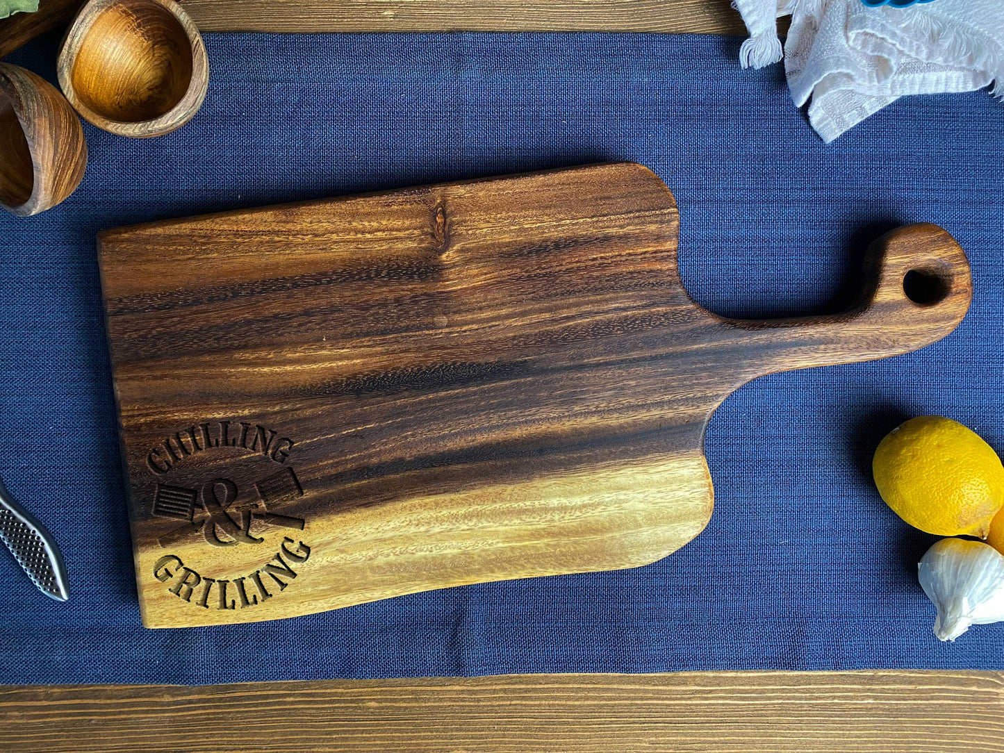 Medium Live Edge Board with Handle