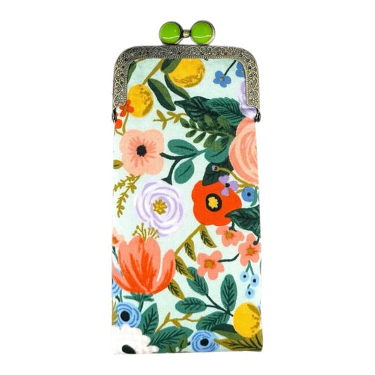 Kiki & Syds Eyeglass Case - Garden Party Mint