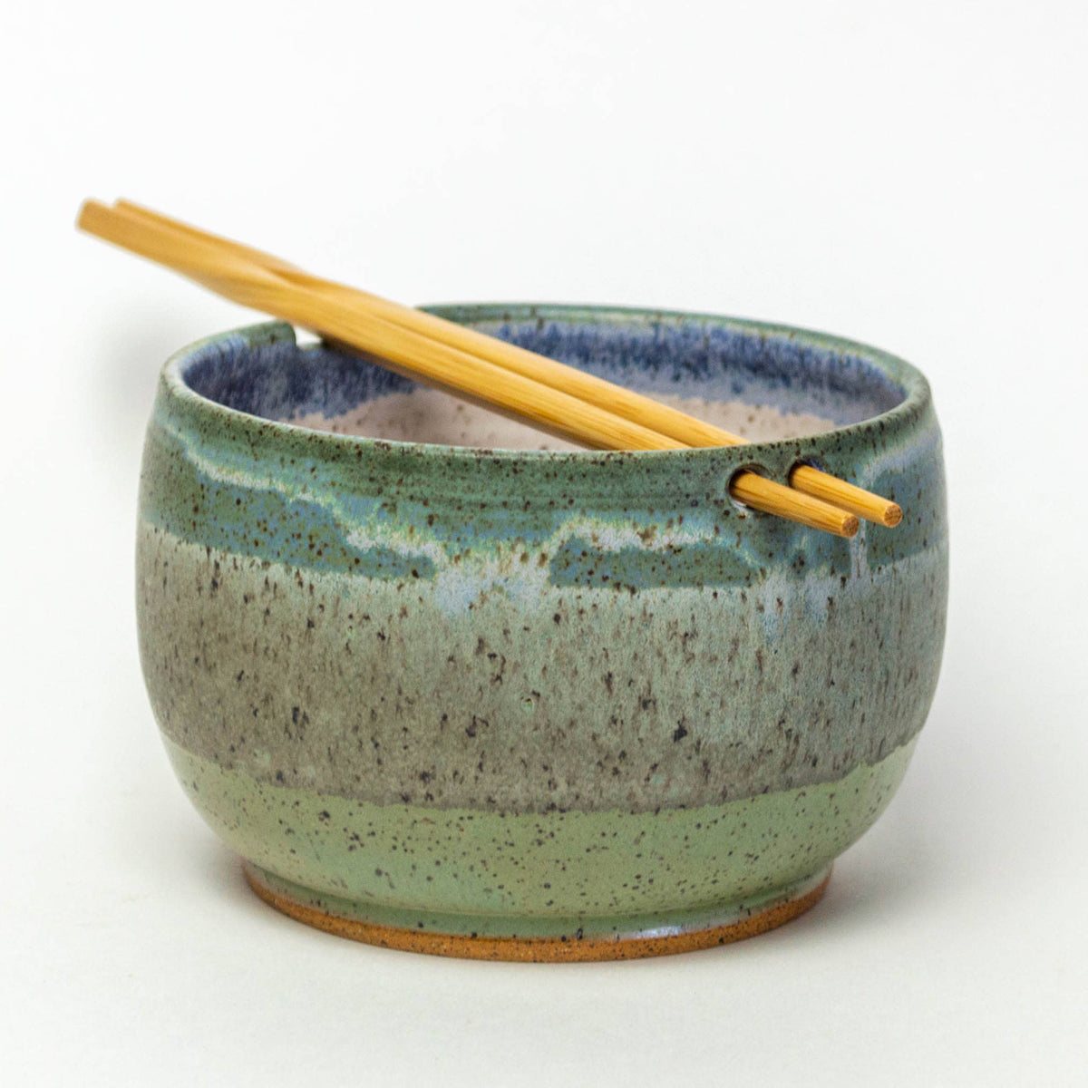 Handmade Stoneware Clay Rice/Noodle Bowl
