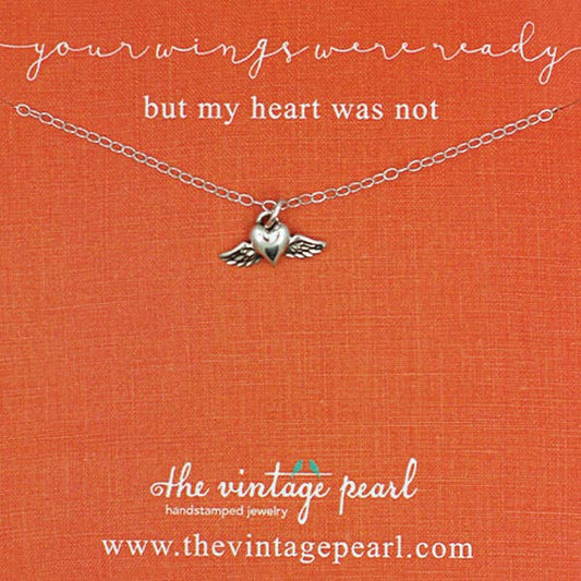 Your Wings Were Ready Necklace (sterling silver)