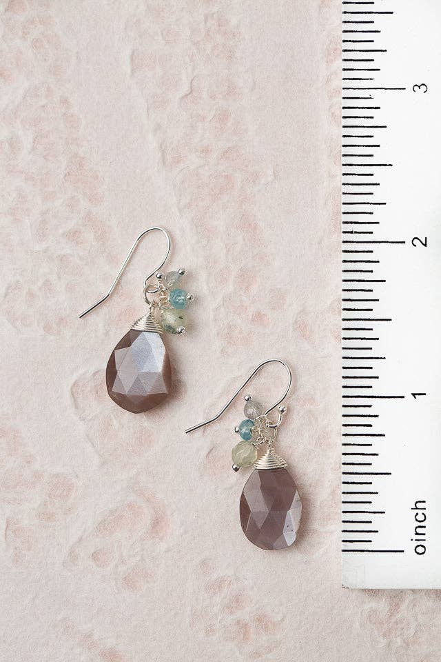 Fae Dangle Cluster Earrings