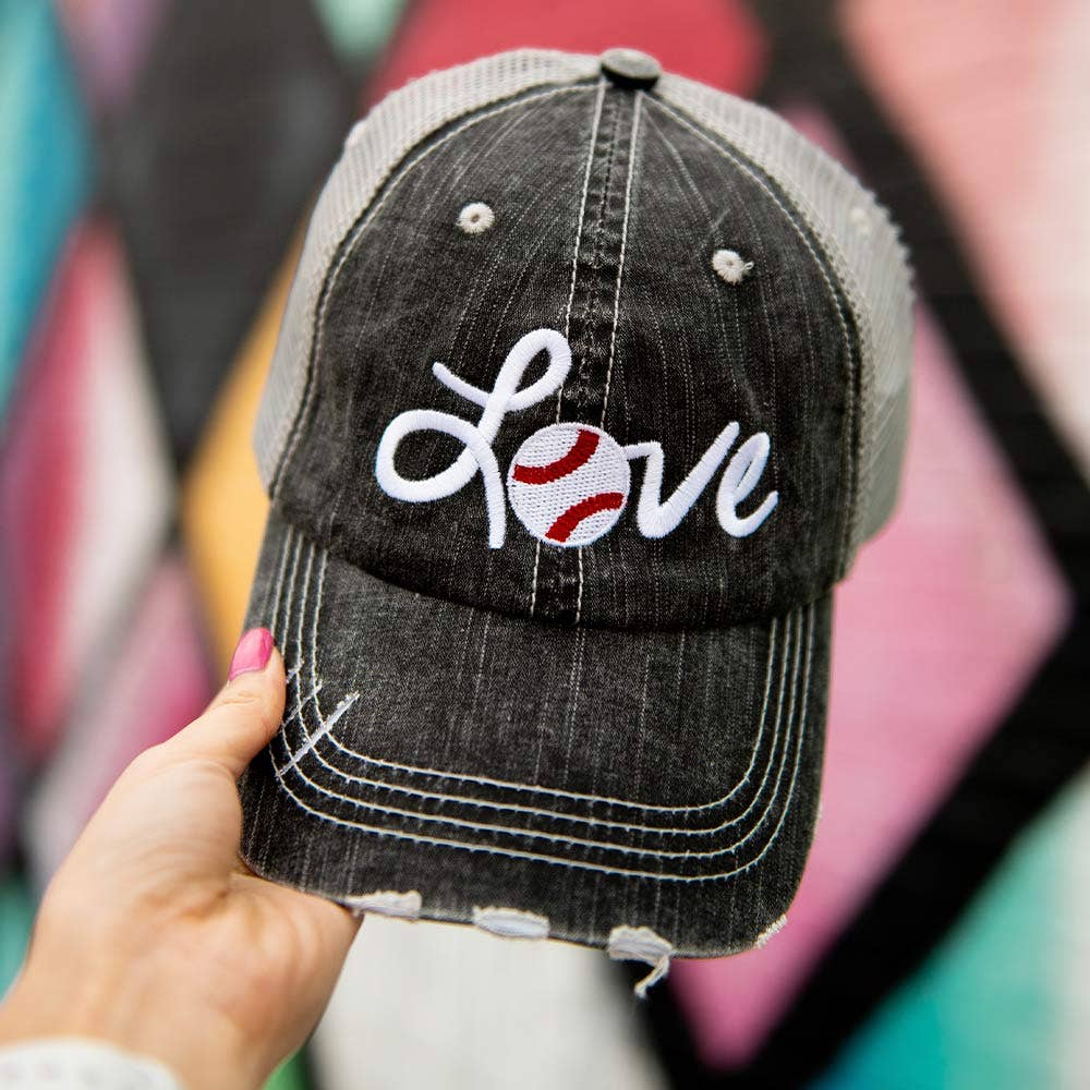 Love Baseball Trucker Hat