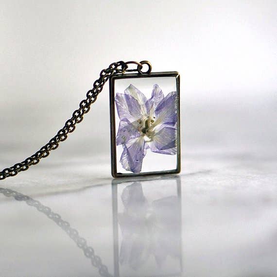 July Birth Flower Necklace