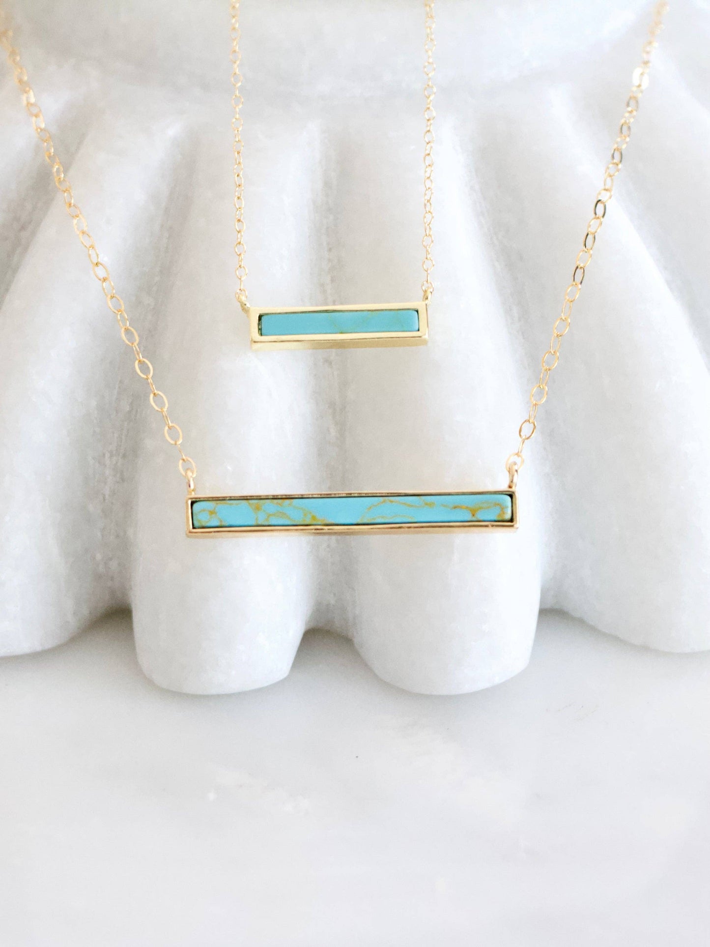 Turquoise/ White Turquoise Necklace