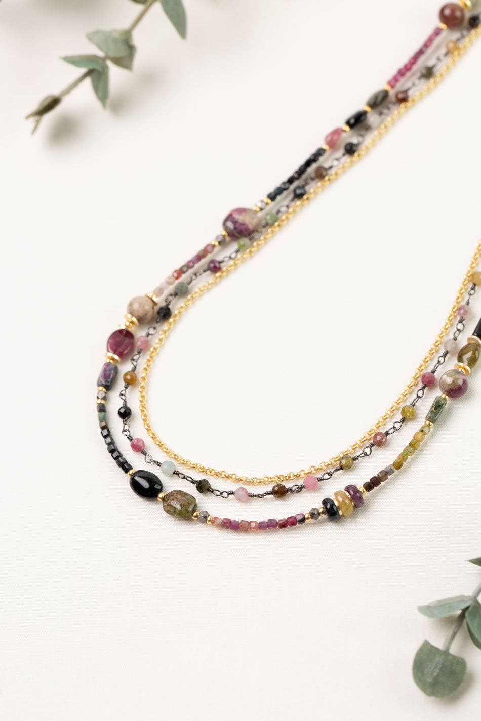 Tourmaline 20-22" Necklace