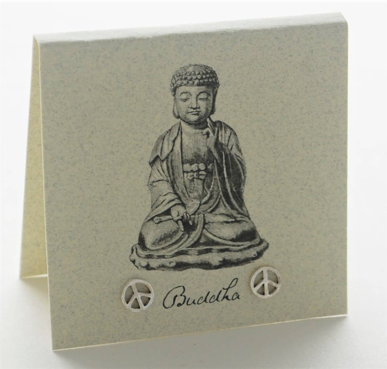 Semaki & Bird - Peace Sign Earring silver Natural History