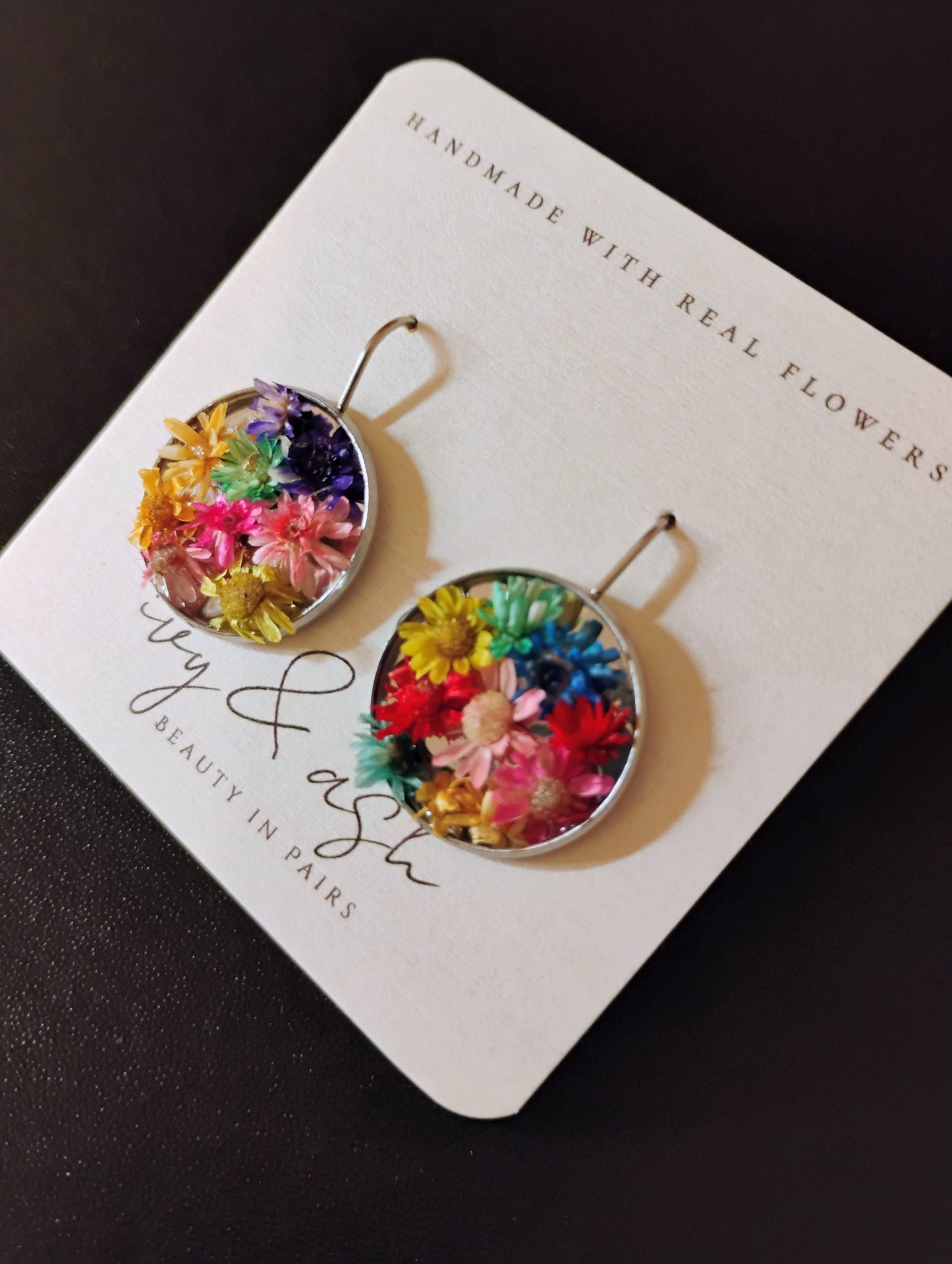 Wildflower Woman Dangle Earring