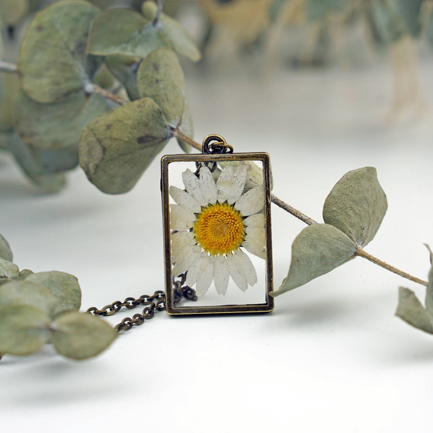 April Birth Flower Necklace