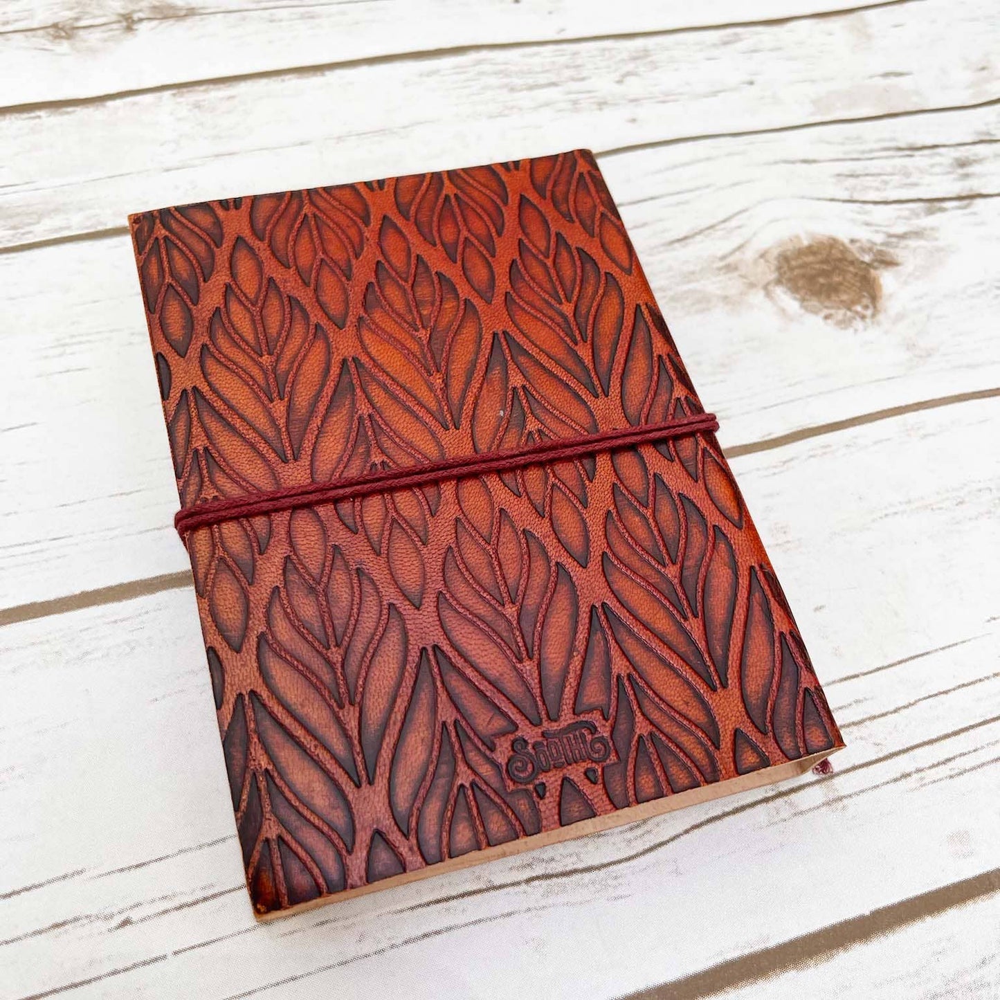 Alice In Wonderland by Lewis Carroll Quote Leather Journal