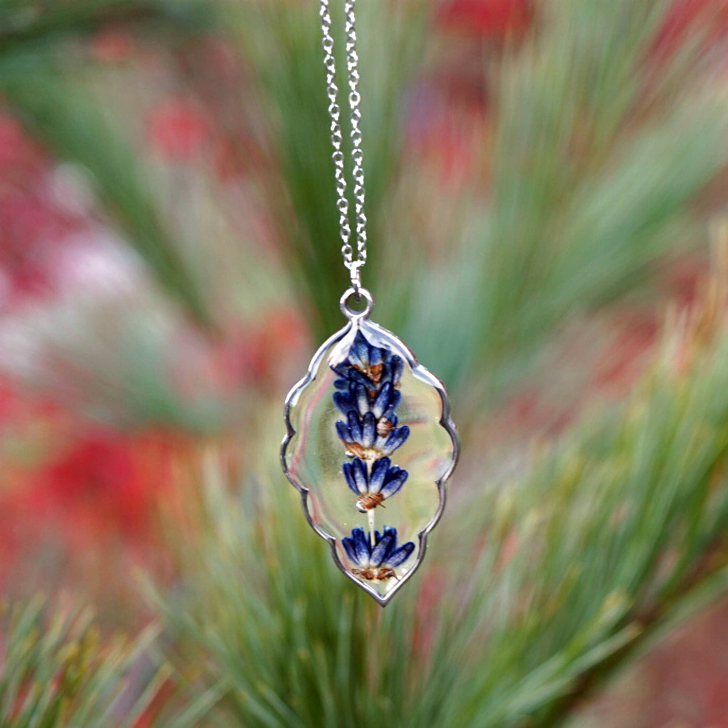 Lavender Sprig Necklace