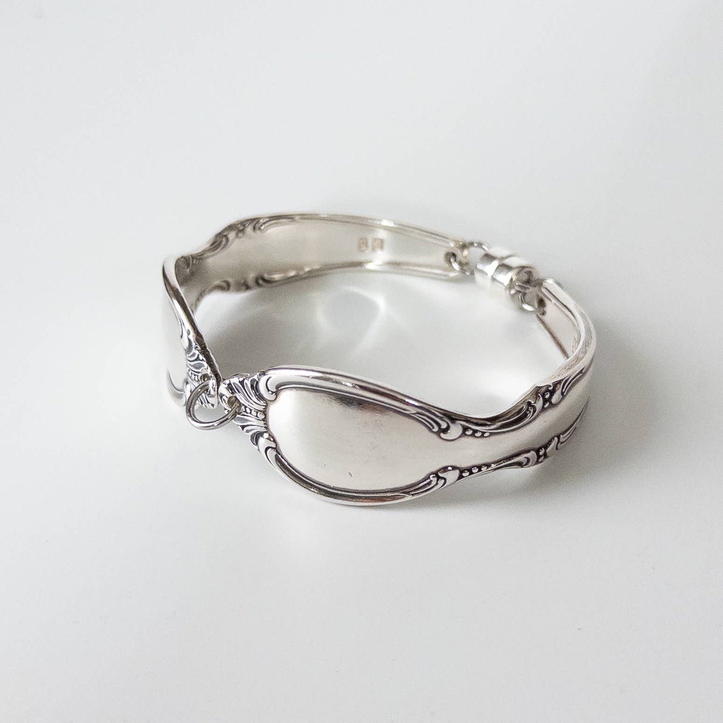 Precious Mirror Silverware Handle Bracelet