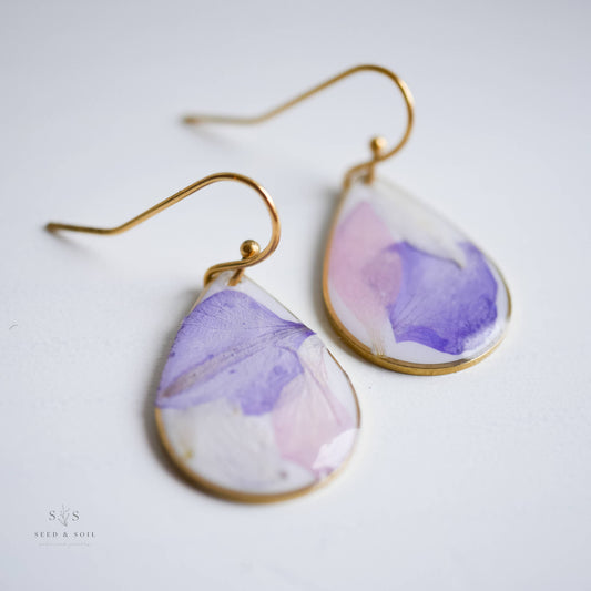 Spring Delicate Teardrop Earrings