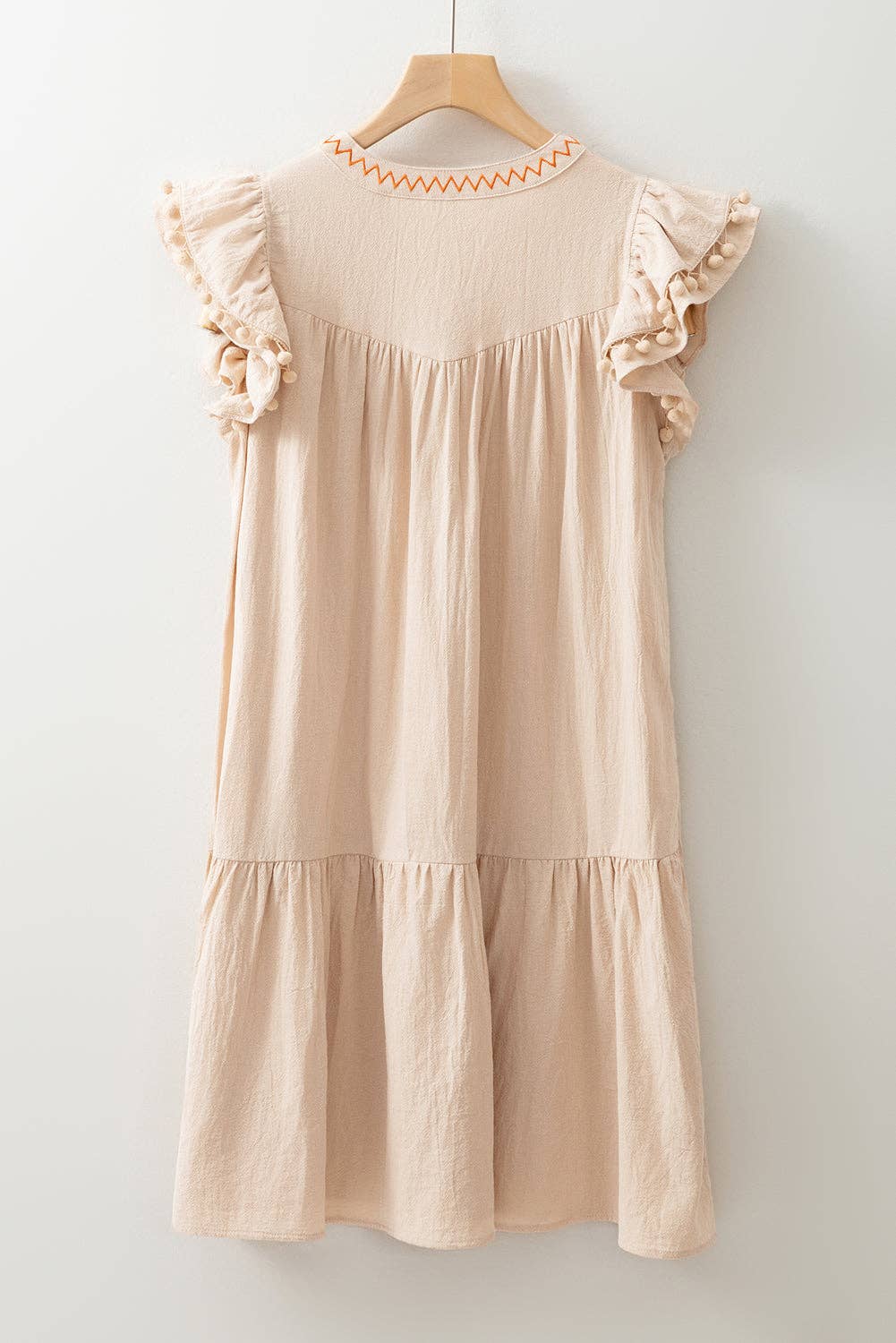 Floral Embroidered Summer Mini Dress