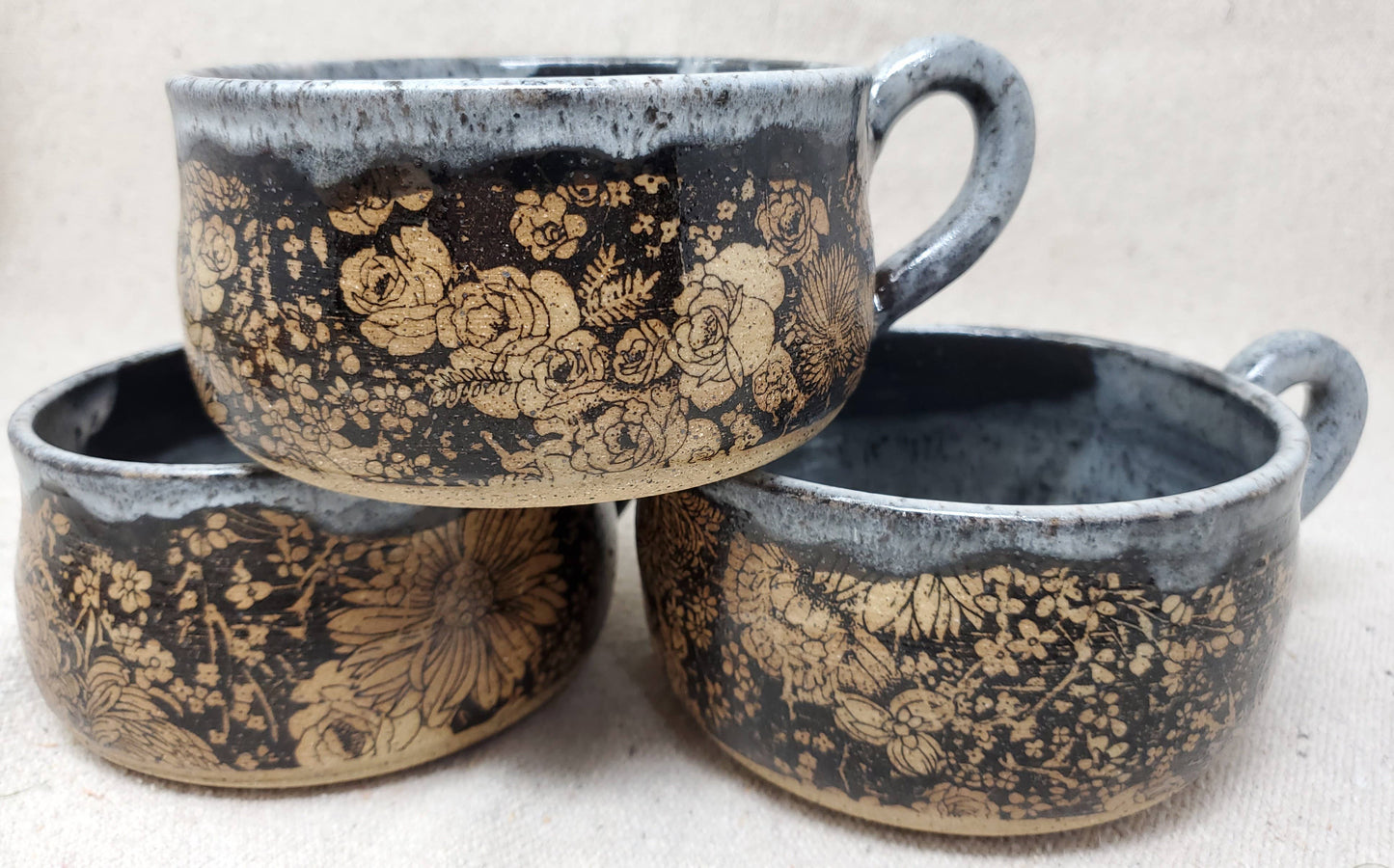 Flower Garden Soup Bowl