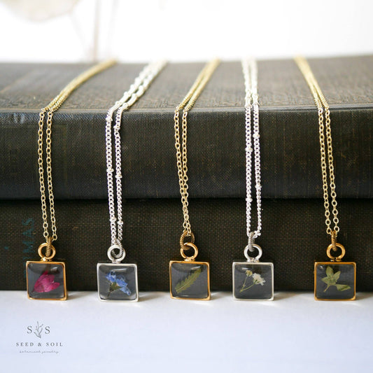 Small Square Pendant