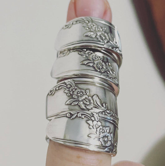 Queen Bess Vintage Spoon Ring