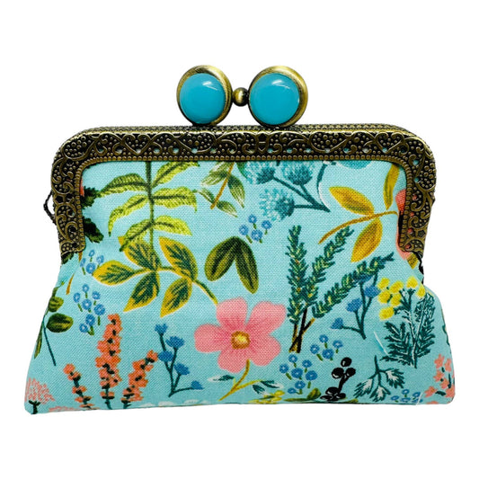 ON THE GO Credit Card Clutch - Herb Garden Mint