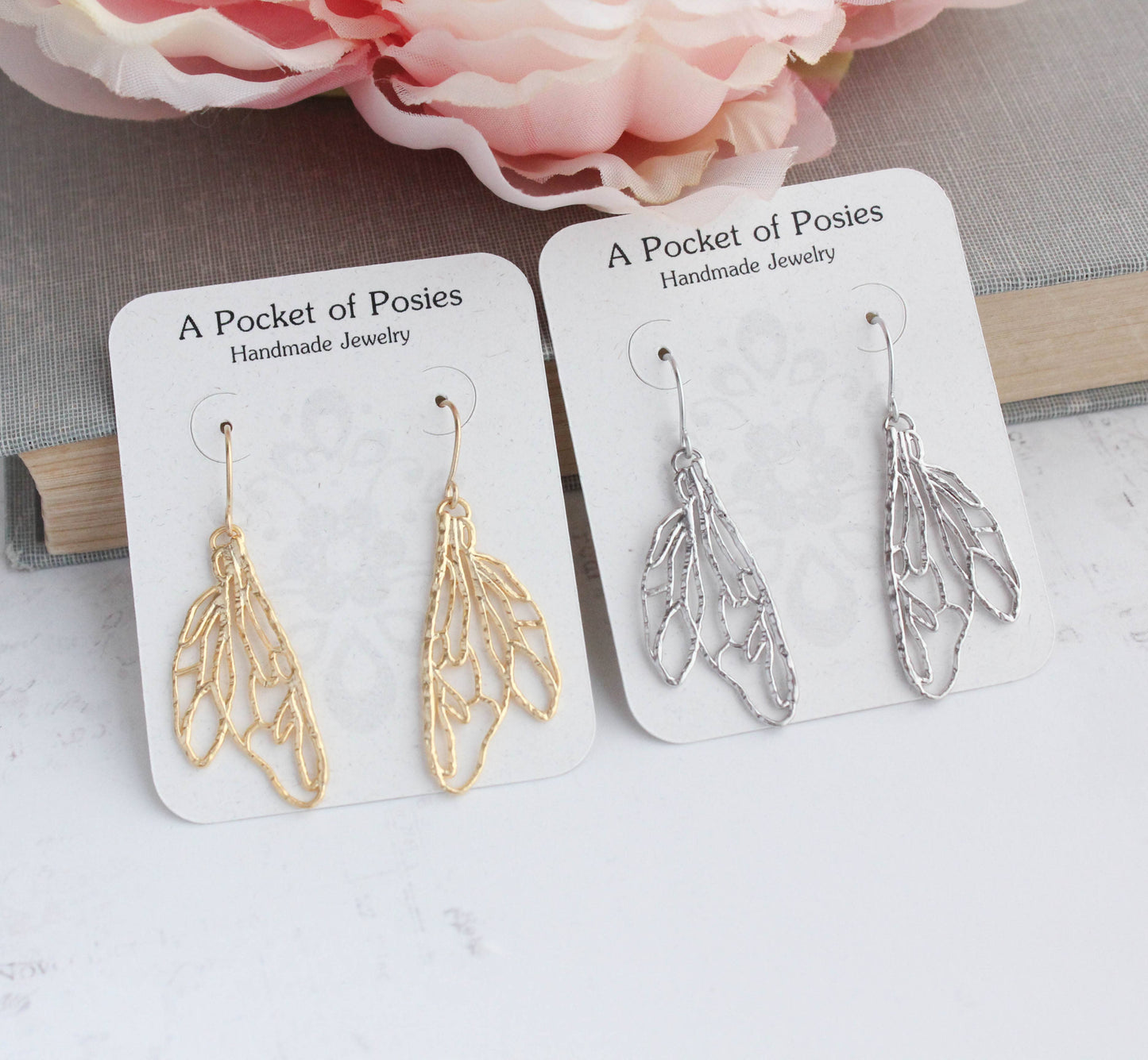 Filigree Wing Earrings