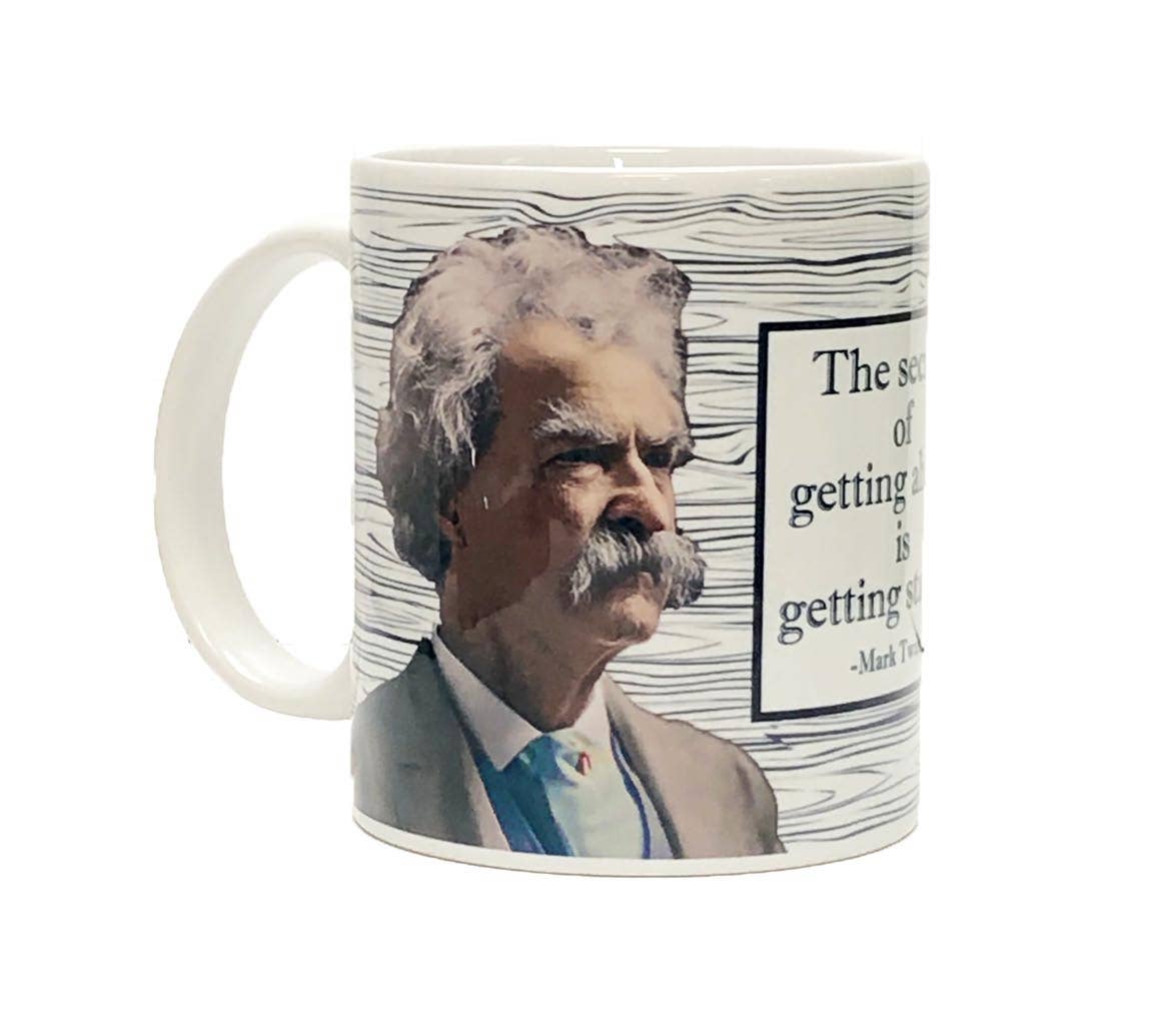 Mark Twain "Getting Started" Literature Coffee or Tea Mug