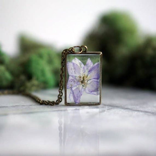 July Birth Flower Necklace