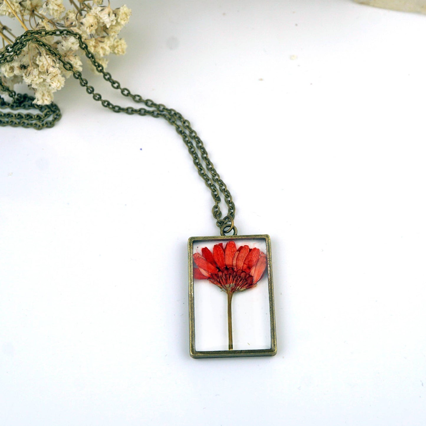 November Birth Flower Necklace