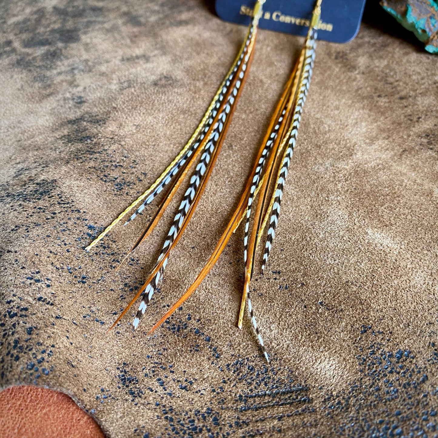 Mini Feather Earrings
