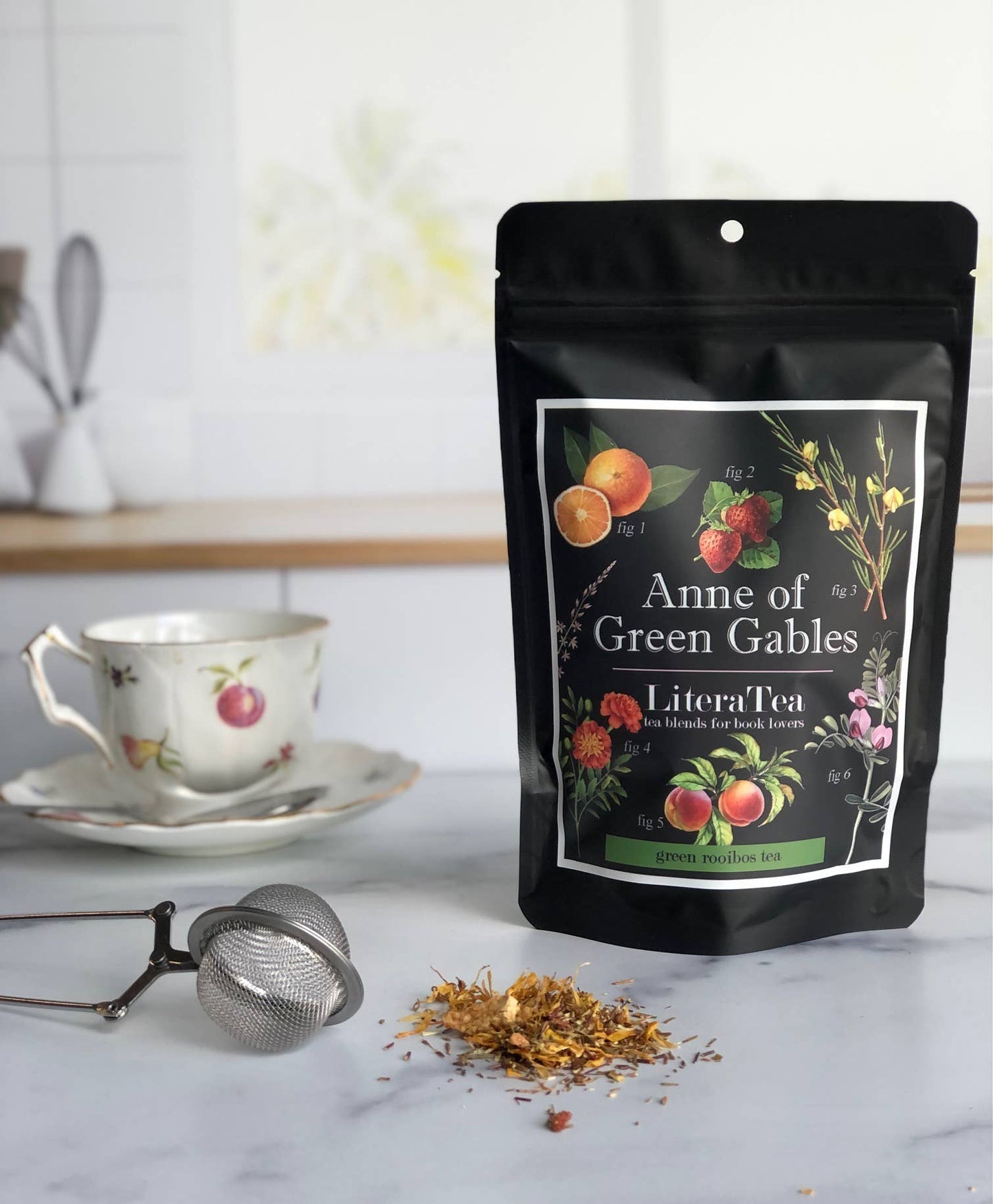 Anne of Green Gables Green Rooibos Botanical Loose Left Tea