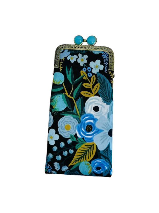 Eyeglass Case - Garden Party Blue