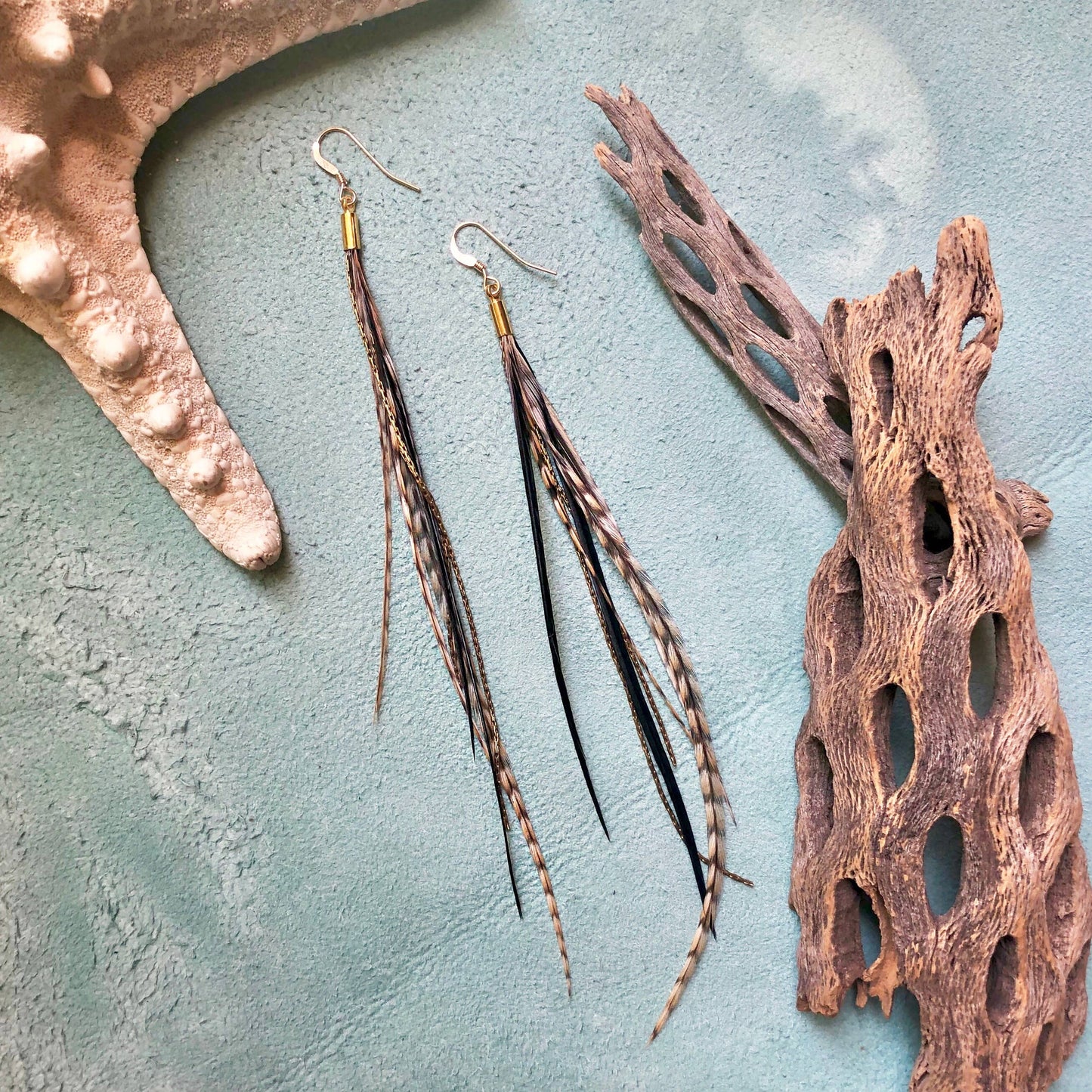 Mini Feather Earrings