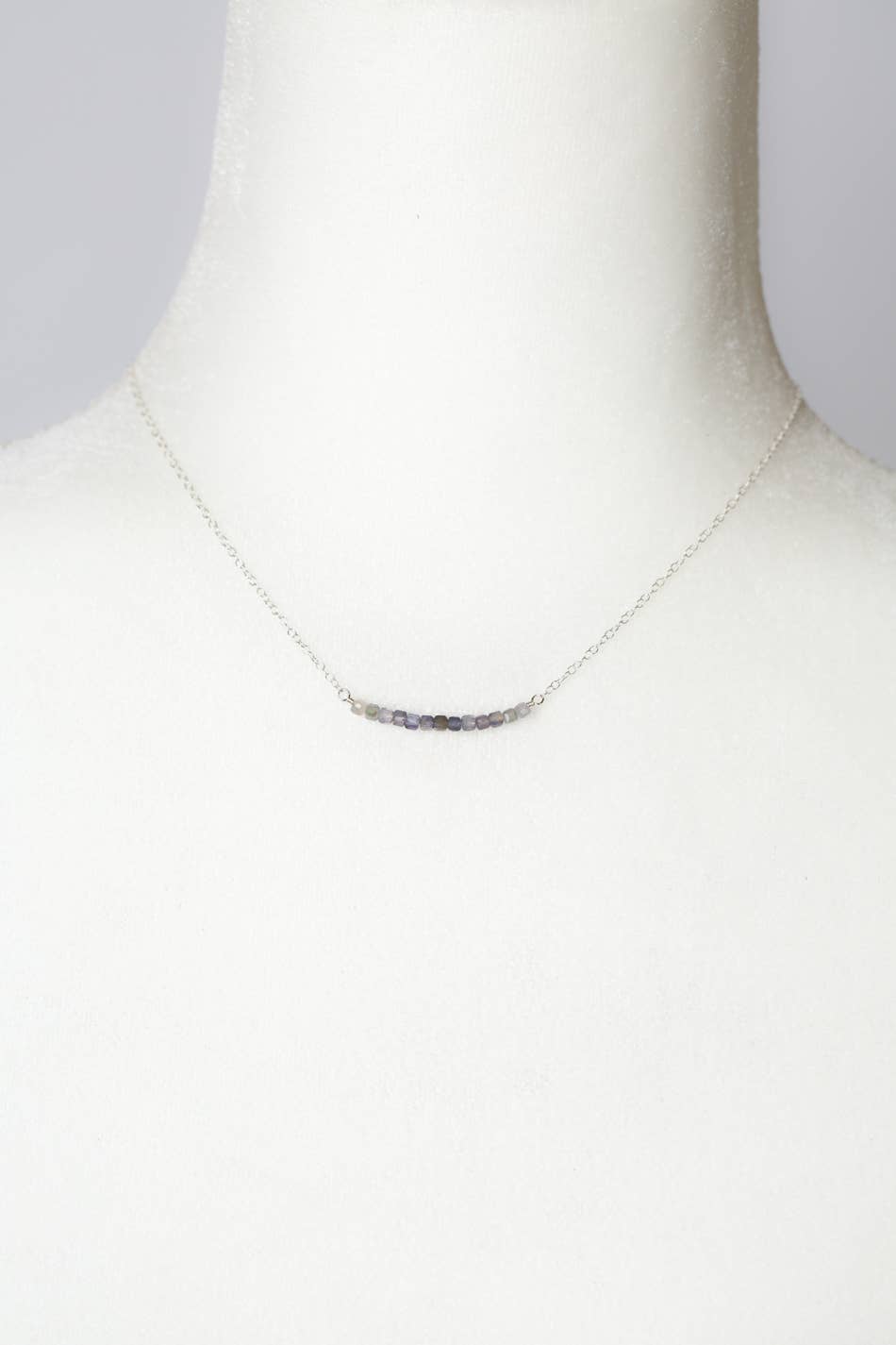 Ethereal 15-17" Iolite Simple Necklace