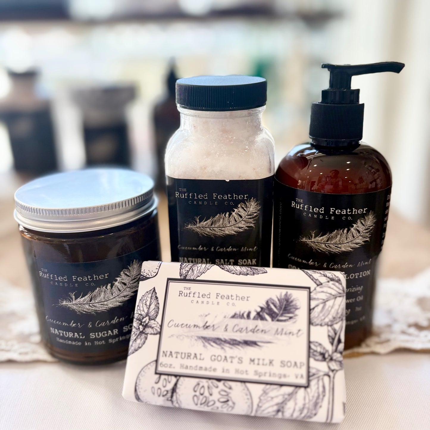 Ruffled Feather Soap