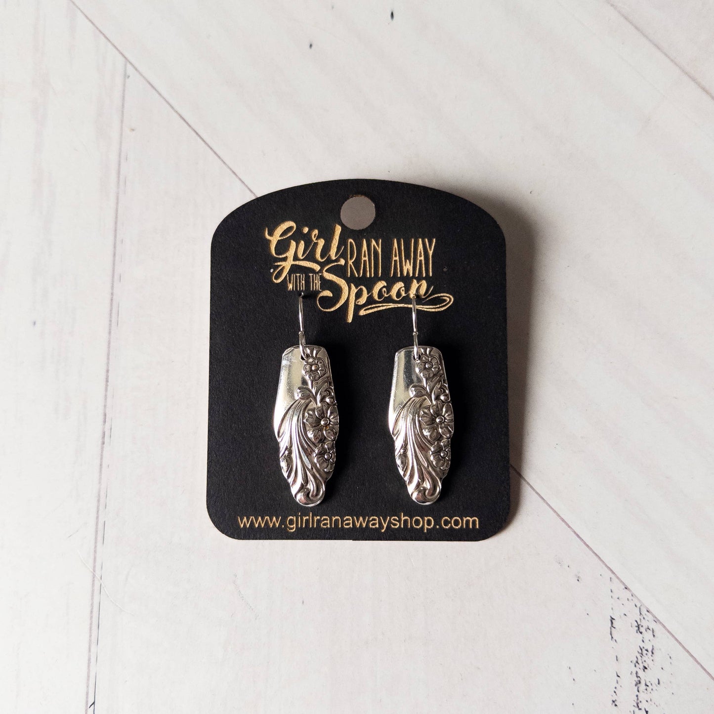 Evening Star Spoon Handle Earrings
