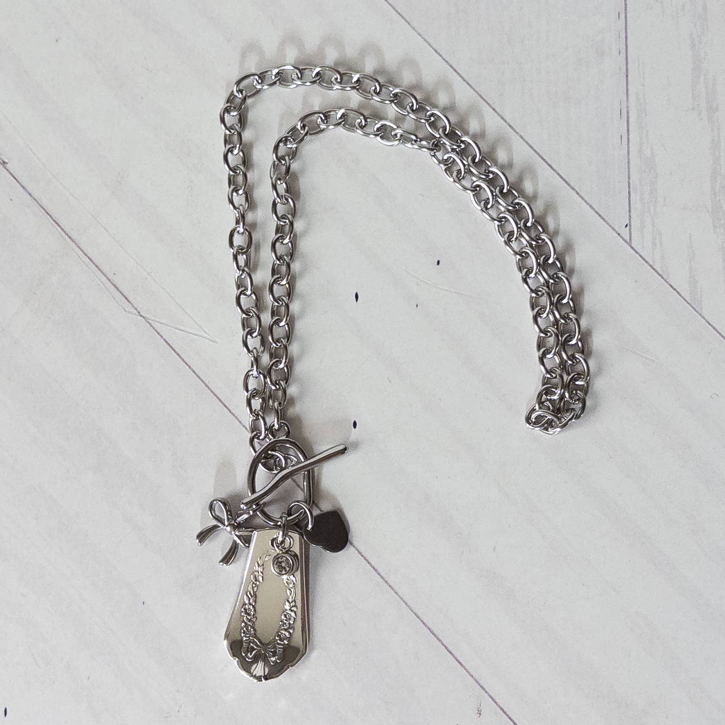 Eloise Charm Toggle Necklace