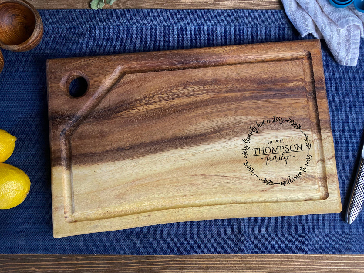 Live Edge Hanging Square Board