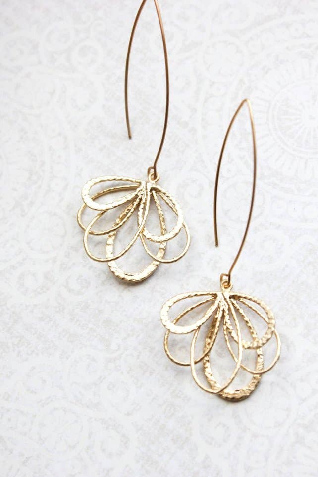 Gold Dangle Earrings