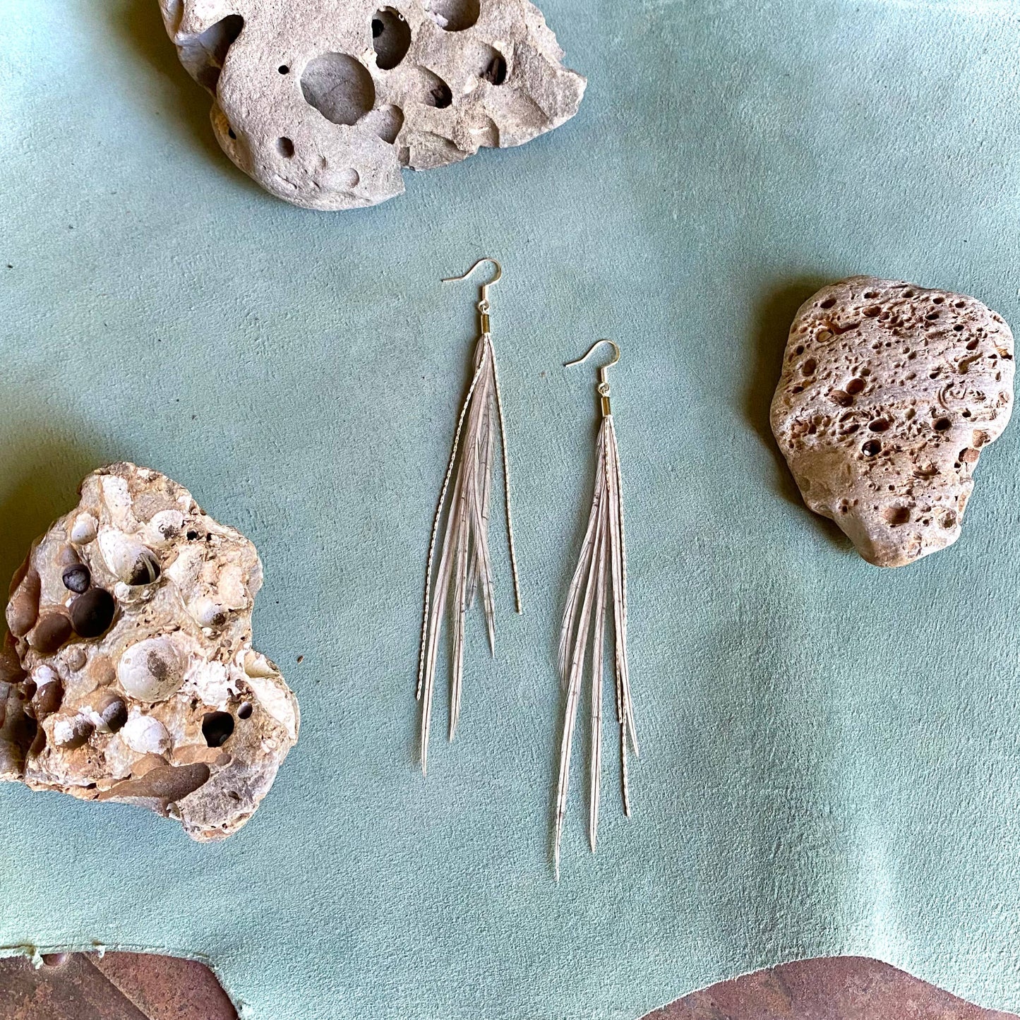 Mini Feather Earrings