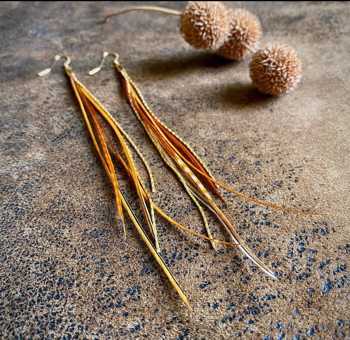 Mini Feather Earrings