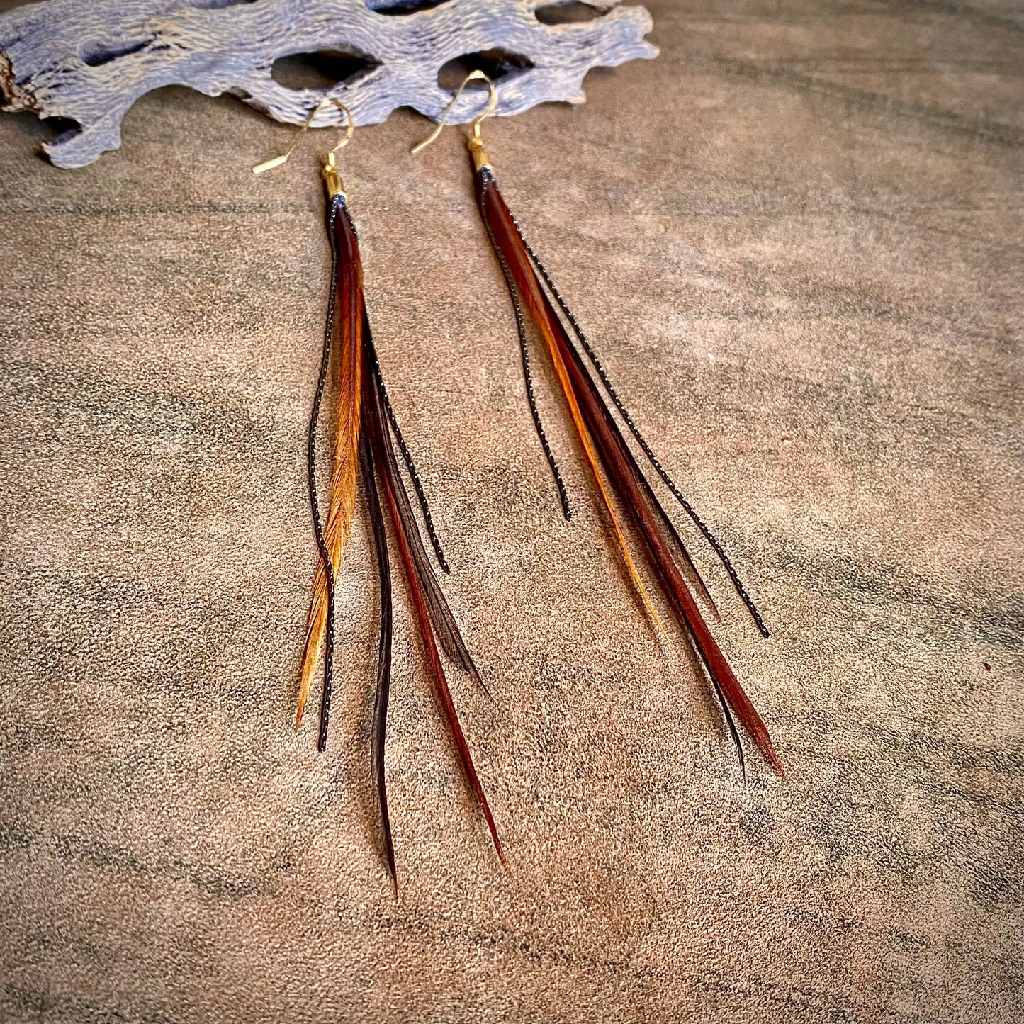 Mini Feather Earrings