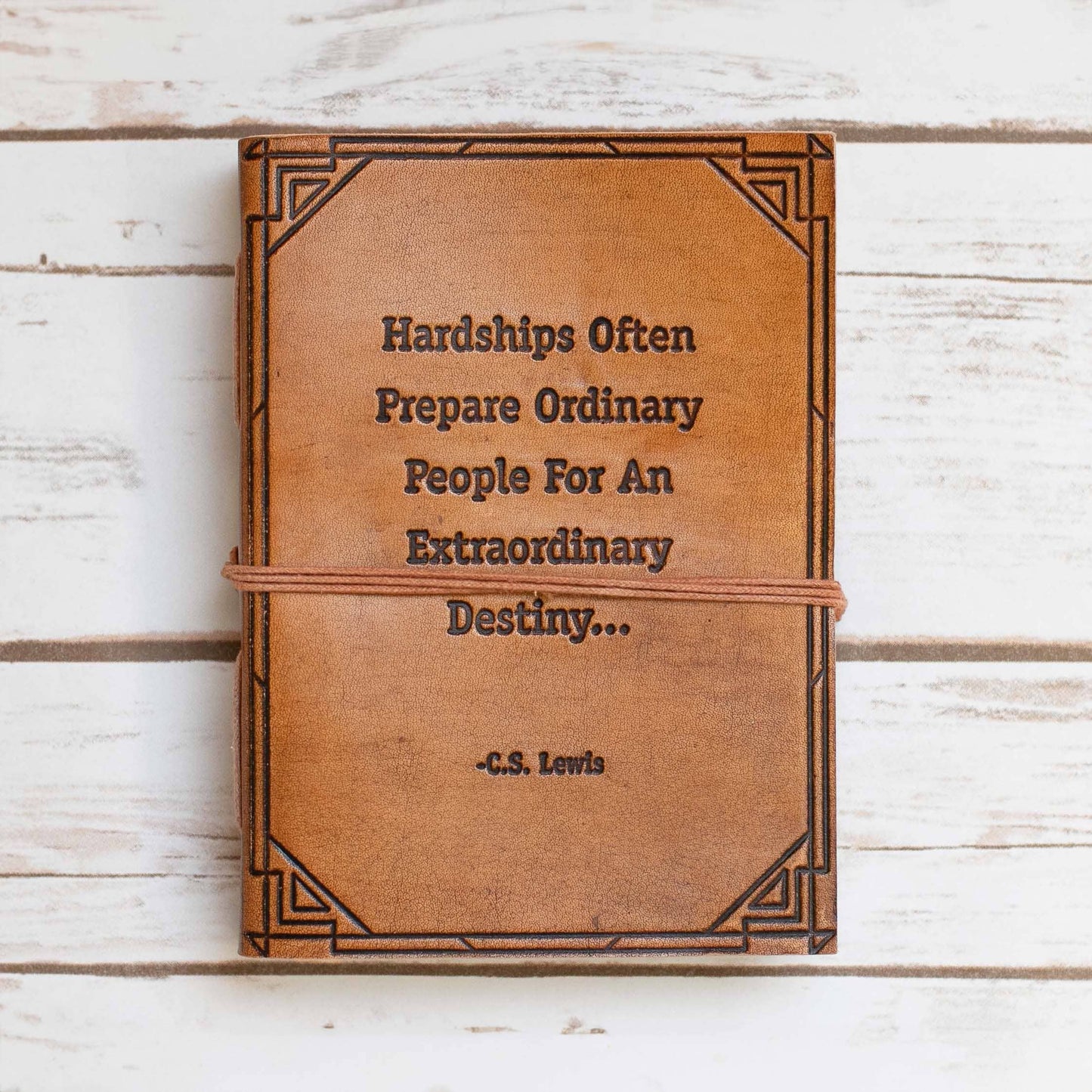 Hardships And Extraordinary Journey C.S. Lewis Notebook