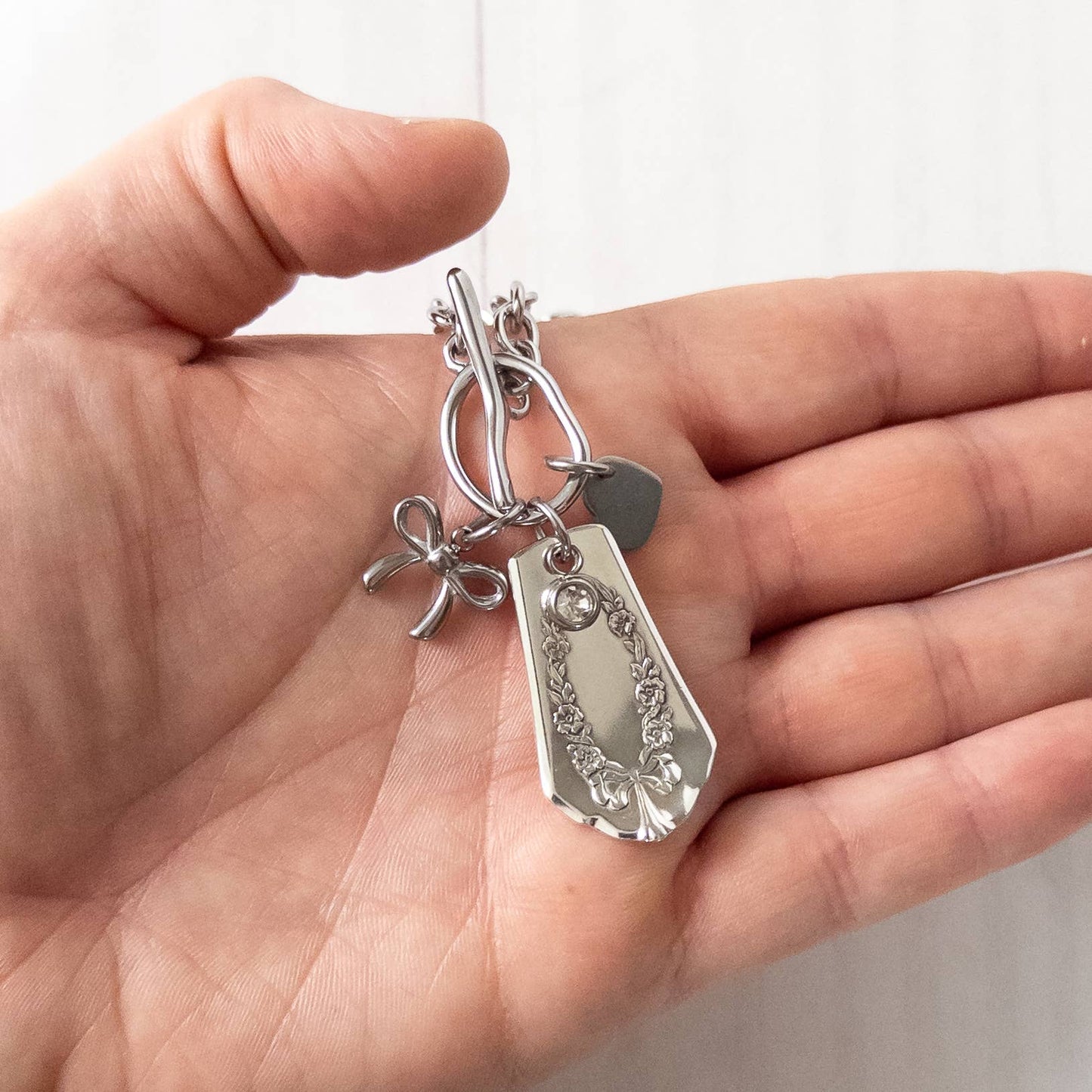 Eloise Charm Toggle Necklace