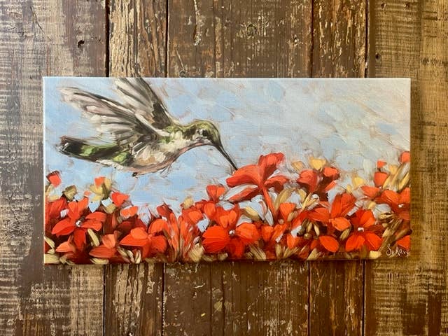 Hummingbird Canvas Art