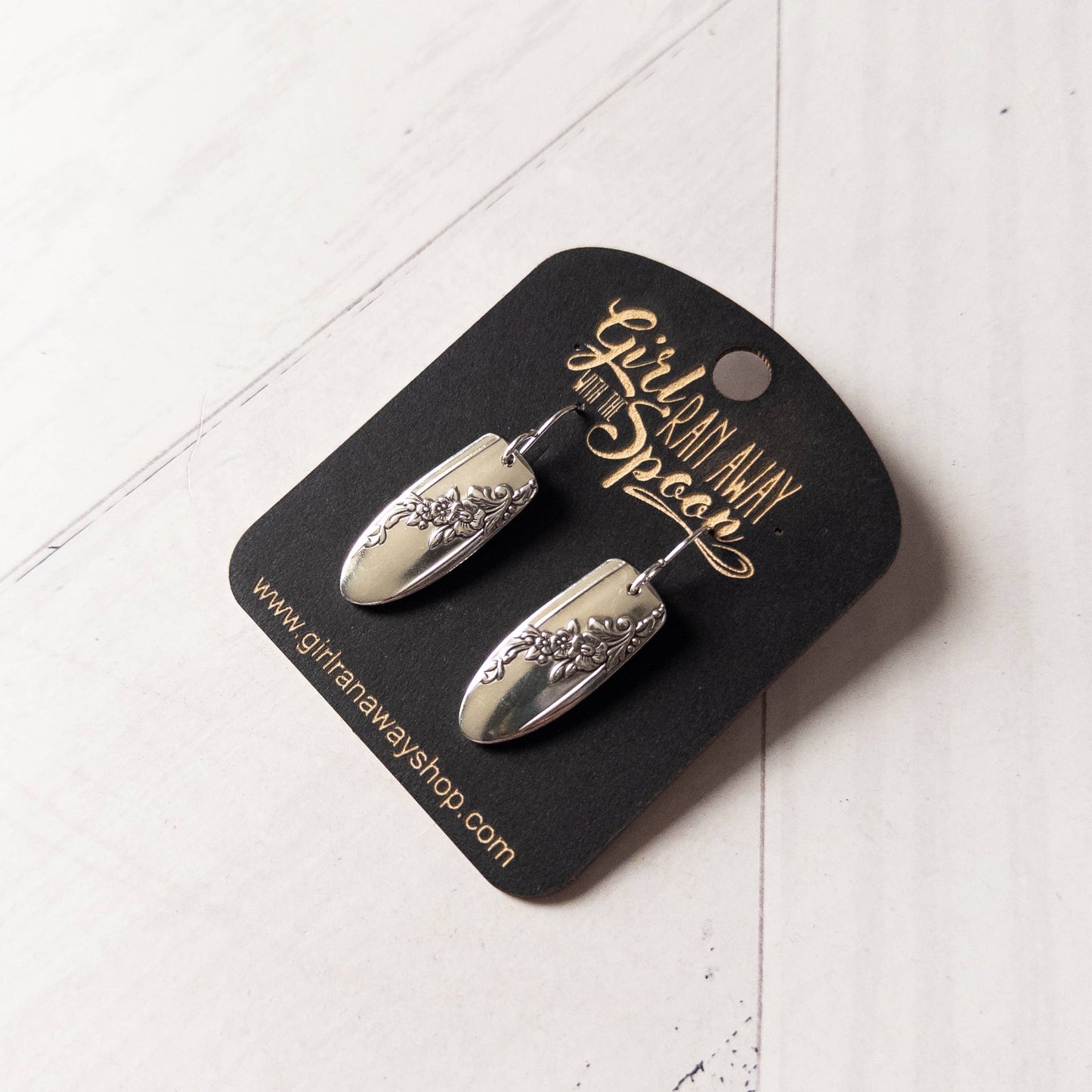 Queen Bess Spoon Handle Earrings