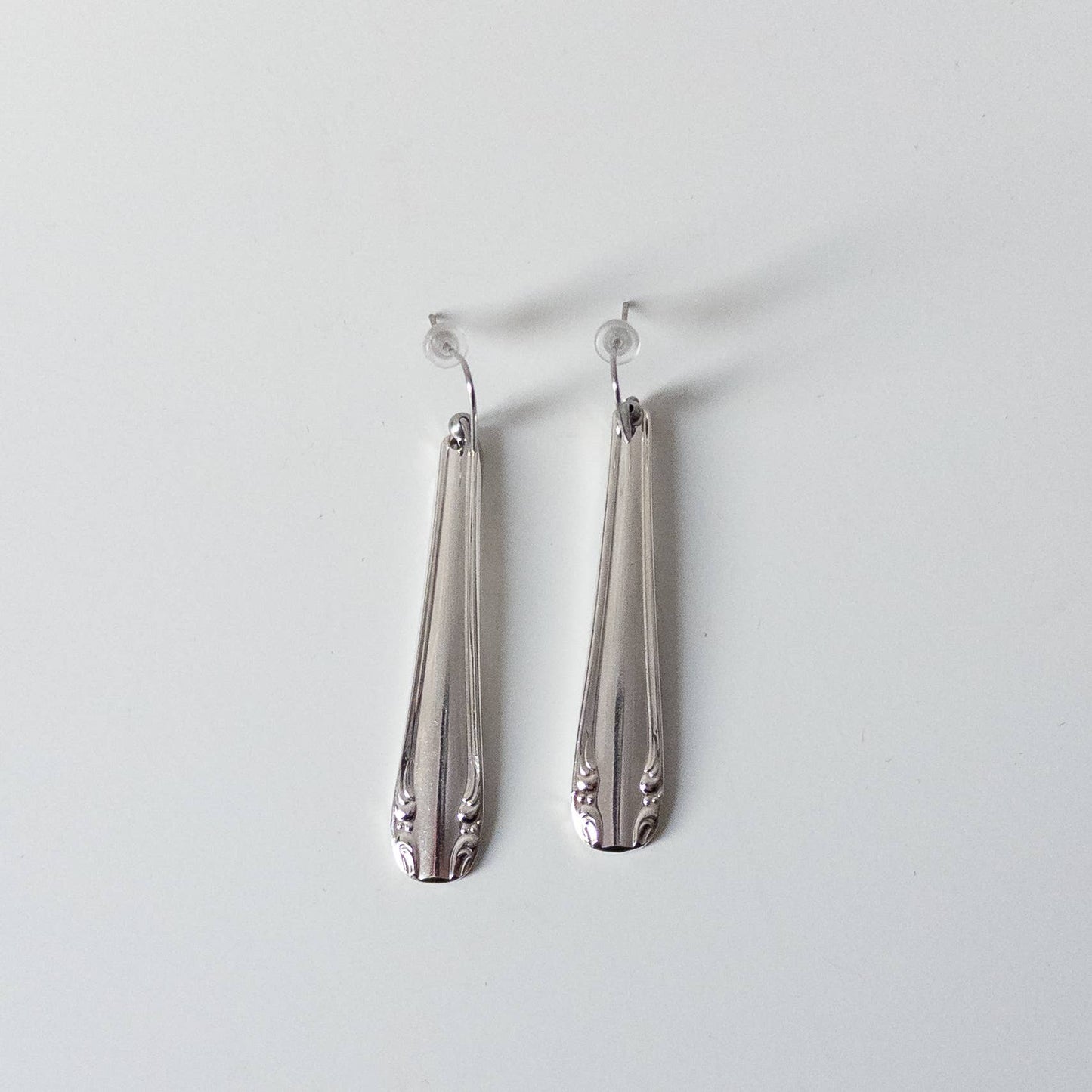 Precious Mirror Spoon Handle Earrings