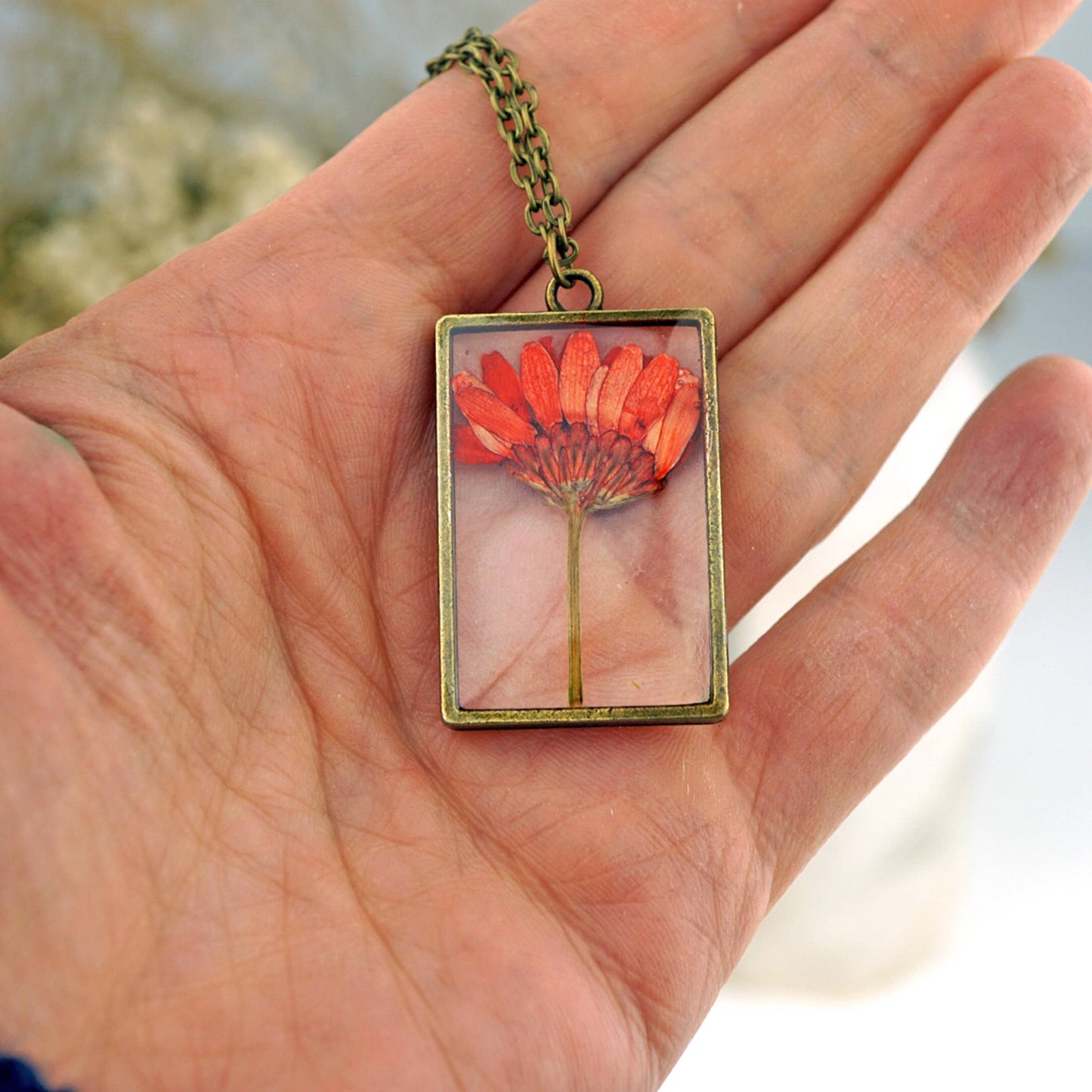 November Birth Flower Necklace