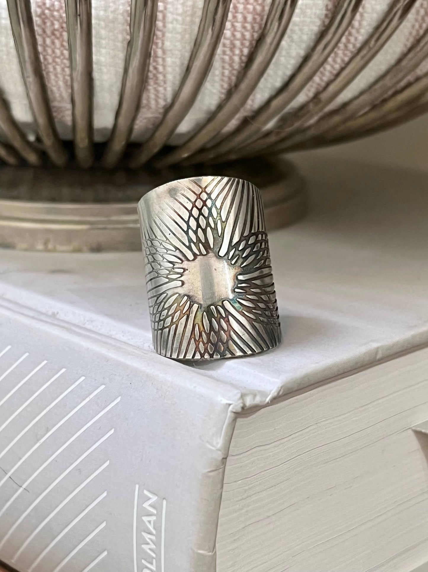 Embossed Spoon Ring Lot