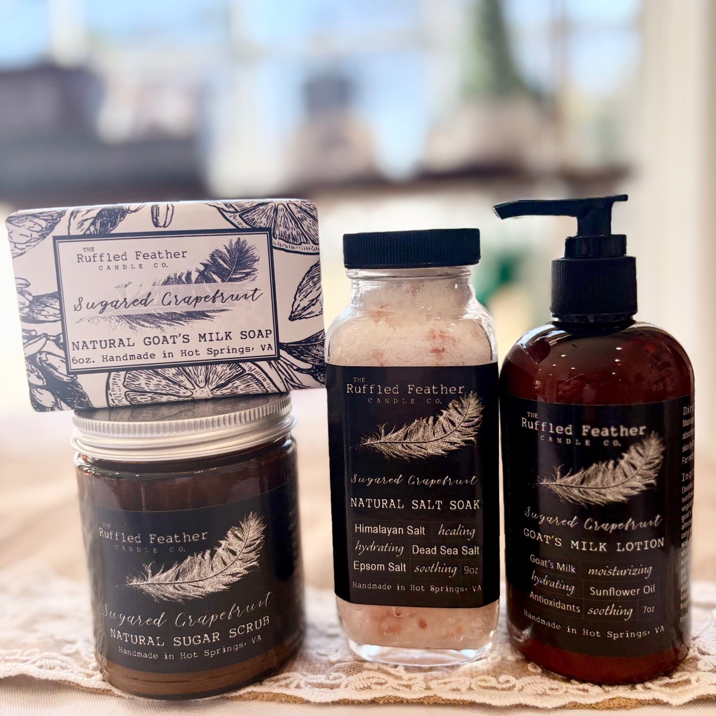 Ruffled Feather Soap